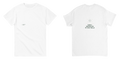 Easily Distracted by Golf Balls Tee - White - Front and Back
