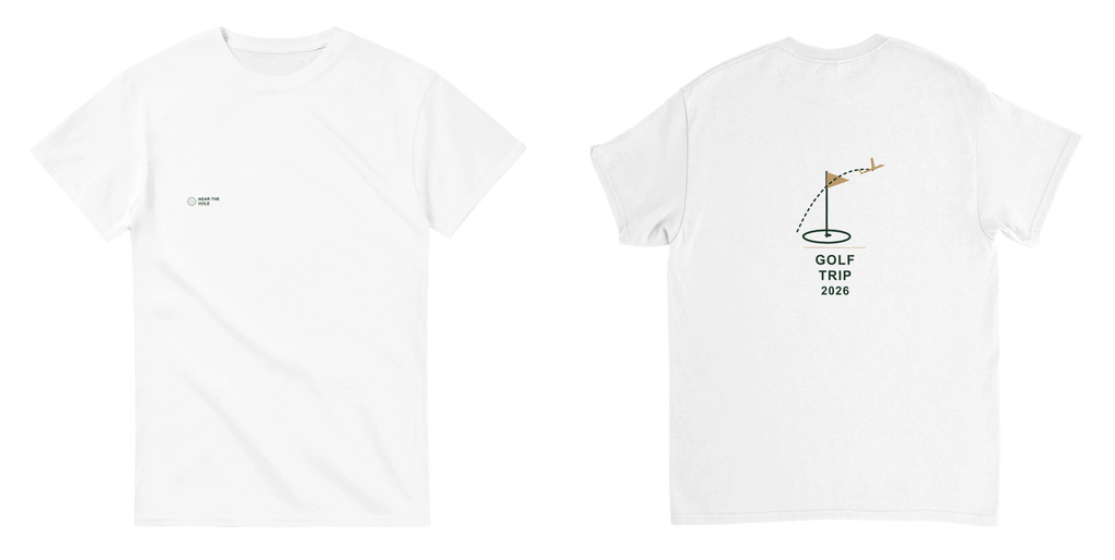 Golf Trip 2026 Tee - White - Front and Back