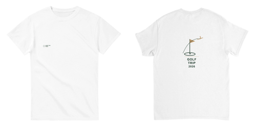 Golf Trip 2026 Tee - White - Front and Back